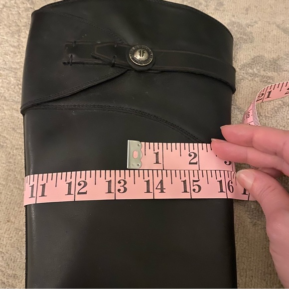 Frye Black Leather 'Molly' Knee High Boot, 7.5 - Picture 8 of 10